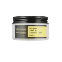 COSRX Advanced Snail 92 All In One Cream 100 ml – High-concentration Snail Mucin Gel-Cream for Deep Repair & Hydration gray