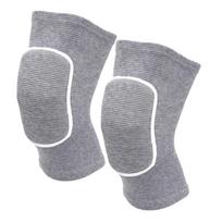 Dance Knee Pads Braces With Cushion Support For Men Women Kids Yoga Volleyball Football Protective Sports Gear 1 Pair XS 20-30kg pilkai balta spalva