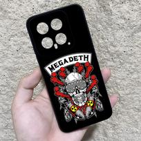 Rock Megadeth Music Phone Case For Xiaomi 15 Redmi Note 14 13 12 11 T Lite Ultra Pro ProPlus 12 5G Cover Redmi Note 14 5G gray