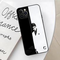 Scarface Godfather Tony Montana Phone Case for Iphone 17 16 Air 15 14 12 11 13 Pro Max Mini X Xr Xs Se Puls glass Cover iPhone 16 Pro Max black