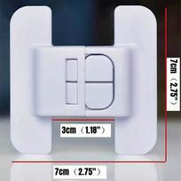 White Fridge Locks, Water Dispenser Door & Drawer Cabinet Locks, Furniture Protective Devices, Back To School Supplies white