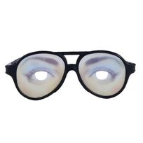 Gag Halloween Black Frame Mischief Decoration Joke Prank Glasses Funny Joke Glasses Fake Glasses Funny Glasses OneSize gray