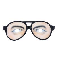 Gag Halloween Black Frame Mischief Decoration Joke Prank Glasses Funny Joke Glasses Fake Glasses Funny Glasses OneSize white