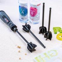 1pc Resin Mixer Paddles For Resin Drill, Epoxy Mixer Attachment For Drill, Paint Mixer/Paint Stirrer For Mixing Resin juoda