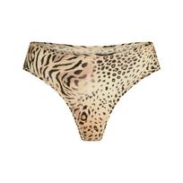 New lace women's sexy thong personalized breathable large size T pants pure cotton file women XXXXL leopardo rašto spalva