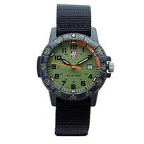 Luminox Quartz Watch XS.0337 Men's Khaki Black Case Swiss Made Military Style gray