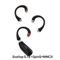 TRN Scallop Wireless Bluetooth 6.0 HIFI Earphones Module Upgrade Cable Replaceable Plug Ear Hook 0.78 -S MMCX PIN