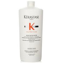KERASTASE Nutritive Bain Satin Riche High Nutrition Rich Shampoo With Essential Nutriments (Very Dry Hair) 1000ml/34oz