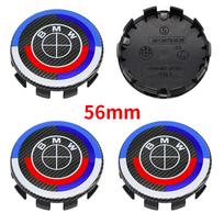 BMW 4Pcs 56mm 68mm Wheel Center Caps For BMW 50th Anniversary M Power Carbon Fiber Hubcap FDHG5 Emblem Badge E46 E90 F10 F30 G20 X5