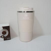 500ML Termosas Kavinės Puodelis Mercedes Benz W203 W204 W205 W210 W212 CLA CLK SLK GLK AMG Automobilio Termosas Kelioninis Termoso Puodelis balta