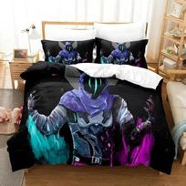 New Game Jett Valorant Bedding Set Single Twin Full Queen King Size Bed Set Adult Kid Bedroom Duvet cover Sets Anime yataklar EU Single 135x200cm