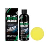 Car Lamp Recover Emulsion;Polishing Care Agent; Car Headlight Polishing(100ml) One Size black