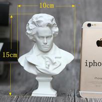 Musician Beethoven Mozart sculpture Figurine ornament ancient Greek god Apollo resin statue art sketch teaching aids home Decor