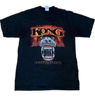 VINTAGE King Kong Shirt Mens Large Black Universal Studios Ride Single Stitch XL gray