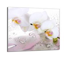 Szklana płyta ochronna na kuchenkę 60x52 Orchidea