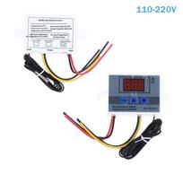 110V~220V 12V 24V Microcomputer Digital Temperature Controller Egg Incubator Farming Thermostat Regulator Automation System 110 to 220V 1500W gray