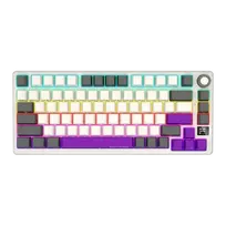 LORGAR Pro KBP7075W Wireless Belaidė Žaidimų Klaviatūra | Retro, Toxic Purple