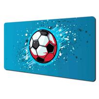 Visual Art Football Illustration Design Mouse Pad Desk Mat Gaming pad NonSlip Stitched Edge desk accessories office mousepads 300x800x2mm blue