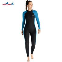 3mm Fullsuit Wetsuit Men Women Scuba Diving Snorkeling Surfing Swimming Thermal Protection Chloroprene Neoprene L black