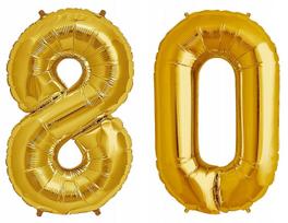 Helium balloon 80th birthday anniversary balloons FOR party