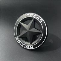 3D Metal TEXAS EDITION Shield Pentagram Star Side Fender Door Emblem Badge Car Stickers For JEEP Wrangler Liberty Grand Cherokee rf1