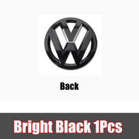 2026 Hot Emblems For VW Volkswagen Jetta MK5 Golf 1/2Pcs Car Front Bonnet Grill Rear Trunk Emblem Logo Cover For Volkswagen VW G CWU1 Polo 2013-2016 gray