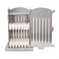 Mėsos iešmelių gamintojas Nerūdijančio plieno kepsninės rinkinys Kebabų kepimo mašina BBQ 49 Skewers 1.5CM gray