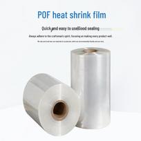 Custom Transparent POF Double-Fold Heat Shrink Film for Tea Gift Box Sealing 45 cm wide