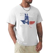 Dont Mess With Vintage Texas Longhorn Lone Star State Tshirt Water Resistant Casual Tshirt L white