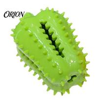 Spiky Chili Dog Chew Toys Toy, Treat Dispenser Slow Feeder Interactive Rubber Toy for Teeth Cleaning, Mental Stimulation Durable