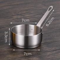 60/80/100ml Mini padailo puodas Puodas padaalui Nerūdijančio plieno pieno puodas Mini padailo puodas Non Stick Mažas padailo puodas