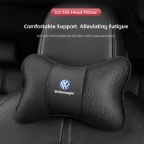 Automobilio Sėdynės Galvos Atrama Kaklo Pagalvėlė Interjeras VW GTI Polo Golf Passat B6 Tiguan Arteon Touareg Taigo Caddy Jetta Beetle CC Ratlankio Dangtelis gray