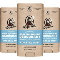Dr. Squatch Natural Deodorant Coastal Mist 75g 3 pcs gray