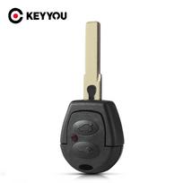 KEYYOU Nuotolinio automobilio rakto korpusas VW Polo Golf Jetta Sharan Seat Leon SKODA FABIA OCTAVIA 2 mygtukams Su įpjovimu, neprivalomas kaip parodyta spalva