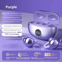 Xiaomi 2026 Originalios 2027 Belaidės Ausinės D151 Atviro Tipo Su Klipsu, Bluetooth 5.4 Sportinės Ausinės Hi-Fi Triukšmą Slopinančios Ausinės violetinė