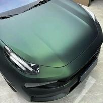 Matte Emerald Green Car Wrap Film Auto Color Change Vinyl Film PVC Sticker PET Bubble Free Wrapping Car Accessories Auto Decals 50x200cm