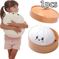 Stress Toy Giant Dumpling Squishy Anxiety Relief Fidget Simulation Food Steamed Bun Soft Squeeze