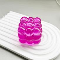 Maltose Clear Bubble Cube Fidget Soothing Sensory Squeeze Toy Non-Toxic Slow Rebound Asmr Toy Anti-Anxiety Alleviate Adhd Gift