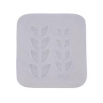 Mielas ausies silikoninis formelis DIY keramikos molio dirbiniams Lankstus ir nešiojamas silikoninis formelis lėlių ausų papuošalams gaminti 2 white