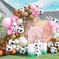 Balloon Set Wedding Birthday Party Arrangement Balloon Set Party Decoration Balloon Chain Set 79 beige