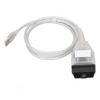 OBD2 Diagnostinis Kabelis Profesionalus Didelio Tikslumo USB Diagnostinis Skaitytuvo Kabelis su CD skirtas TIS white