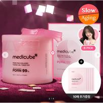[Medicube] PDRN Pink Collagen Toning Gel Toner Pad Set (70 Pads + 10 Pads) pink