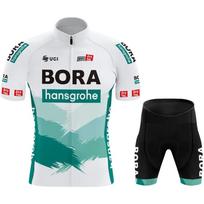 Vyriškas dviračių švarkas Kalnų dviratis 2026 UCI BORA Apranga Vyriški komplektai Vasarinė marškinėlių trikotažinė apranga Dviračio Mtb Tricuta Vyro aprangos komplektas Kelnės S white