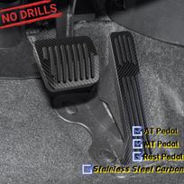 Carbon Fiber Car Pedals for Mazda 2 3 6 CX5 CX 5 CX3 CX7 CX8 CX9 2012 - 2022 Accelerator Fuel Brake Pedal Cover Accessories black