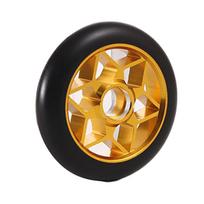 CNC apdoroti lengvi 110 mm profesionalūs paspirtuko ratai tiksliam valdymui Gold black