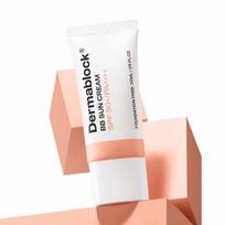 Derma Block BB Sunscreen 35ml Korean BB Sun Cream UV Protection Natural Coverage Makeup Base white