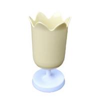Tulip Pen Holder Cute Desktop Organizer for Girls Students Multi-Function Pencil Cup Desk Decor for Home School Office A geltona