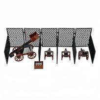 MOC Catapult Artillery Battlefield Building Blocks Toys Catapult Cannon Car Blocks Toys for Boys Gifts DIY Toy black