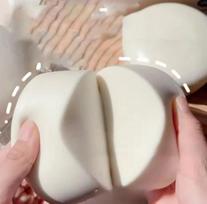 Taba Squishy Yorgut Cake Bread Squeeze Toy Soft Stress Slow Rising Sensory Fidget Toys for Kids and Adults Relaxing Gifts beige