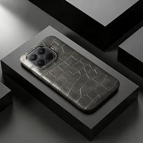 Premium Crocodile Leather Case for Xiaomi 15T 17T Pro 15 17 Ultra Pro Max 11 12 Lite 13T 14T Pro Phone Case Back Cover Coque Bag xiaomi 15T Pro gray